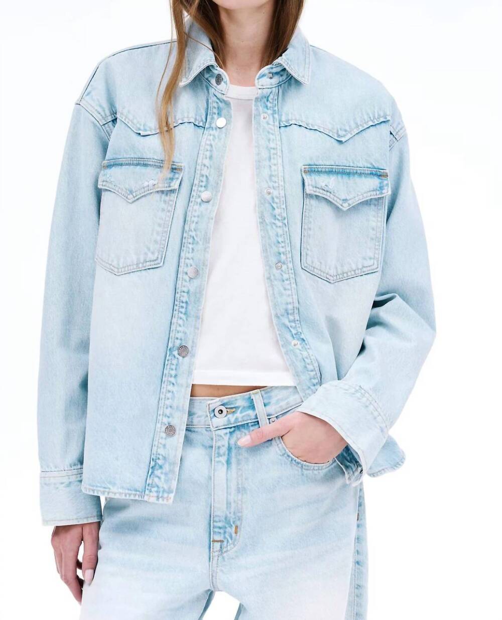 NEW SLVRLAKE cassidy shirt in love song